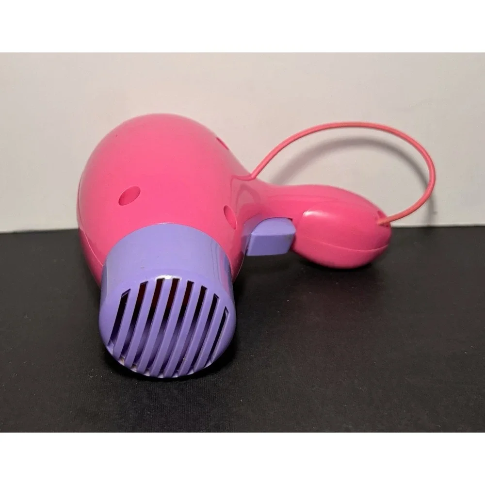 Build A Bear Pink Hairdryer For Stuffed Animal + Free Pink Sparkle Bow